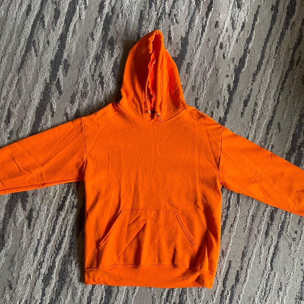 Fruit of the Loom Bright Orange Men's Sweater